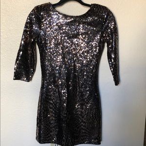 Sequin Mini Dress